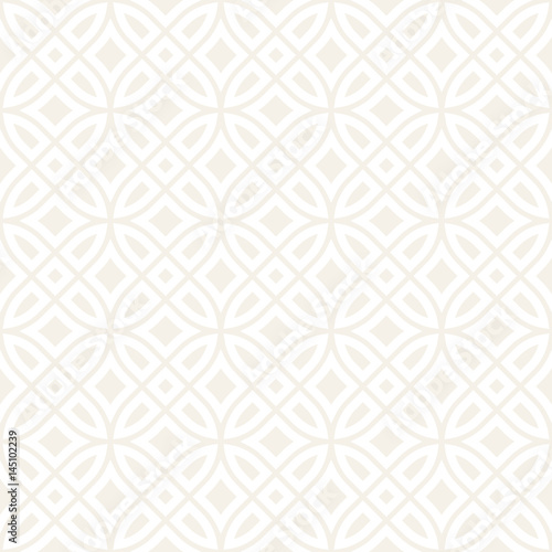 Vector Seamless Pattern. Abstract Geometric Background Design. Stylish Lattice Texture..