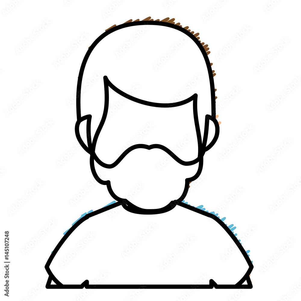 young man avatar character vector illustration design young man avatar character vector illustration design