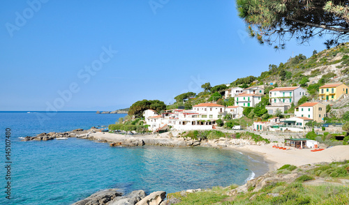 Urlaubsort Seccheto au der Insel Elba,Toskana,Mittelmeer,Italien photo