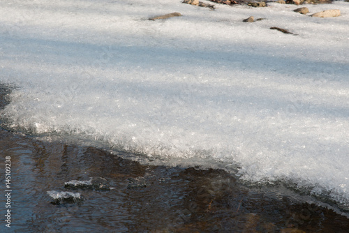 Ice creek. Spring is coming