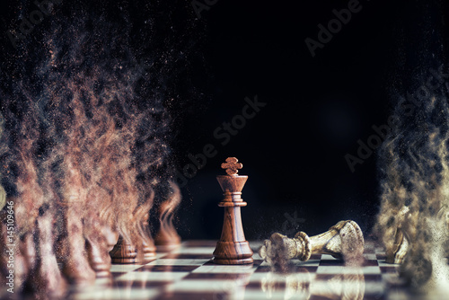 Wallpaper Mural horse war at chess with sand storm Torontodigital.ca