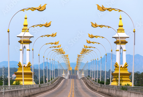 3rd Thai - Lao friendship bridge across mekong river in Nakhon Phanom Thailand 