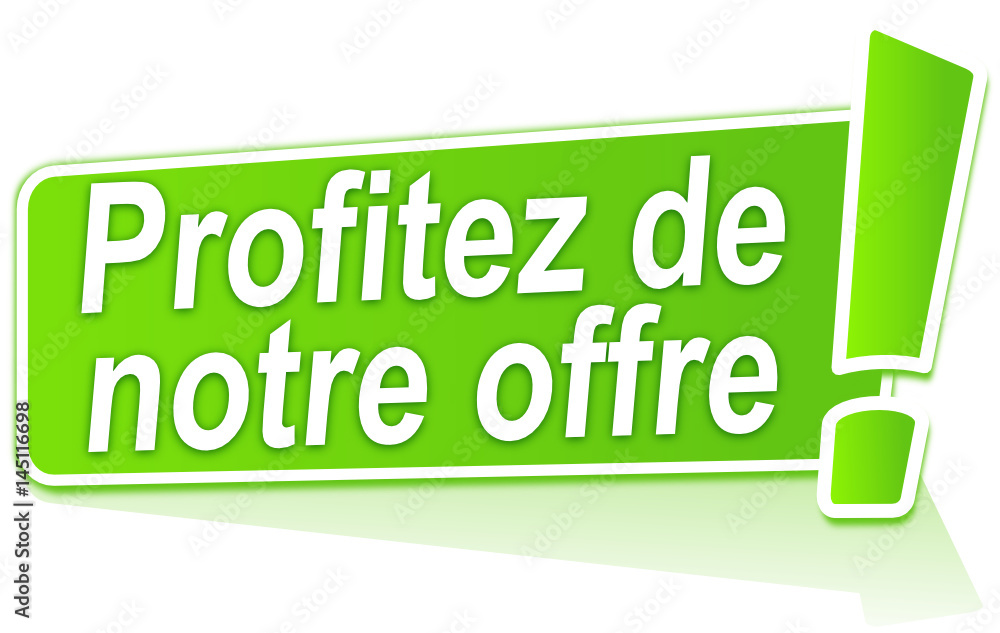 profitez de notre offre sur étiquette vert