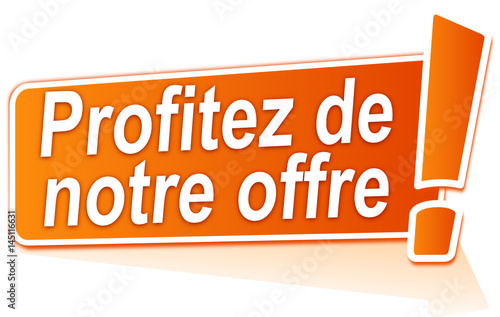 profitez de notre offre sur étiquette orange photo