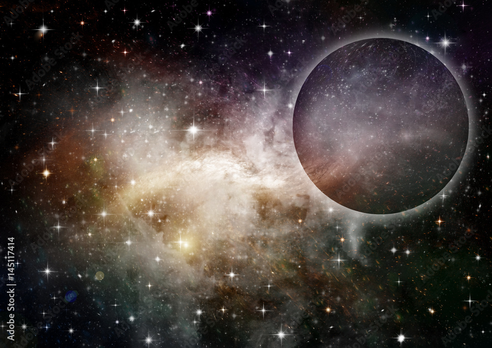 Obraz premium galaxy in a free space