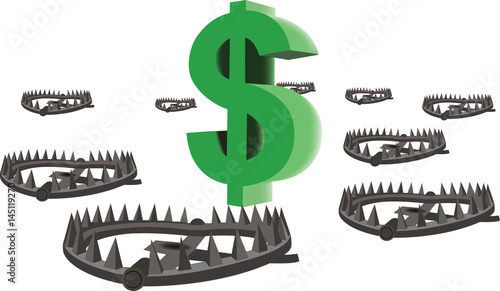 trappole sparse messa in sicurezza dollaro sicuro