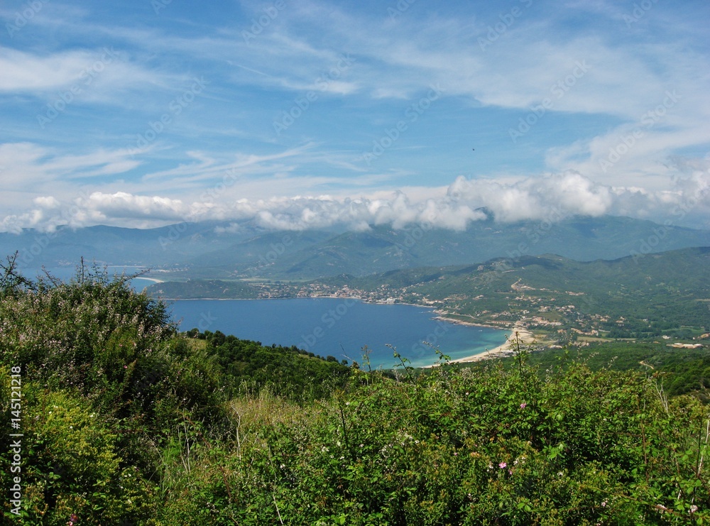 Corsican bay after Bonifacio
