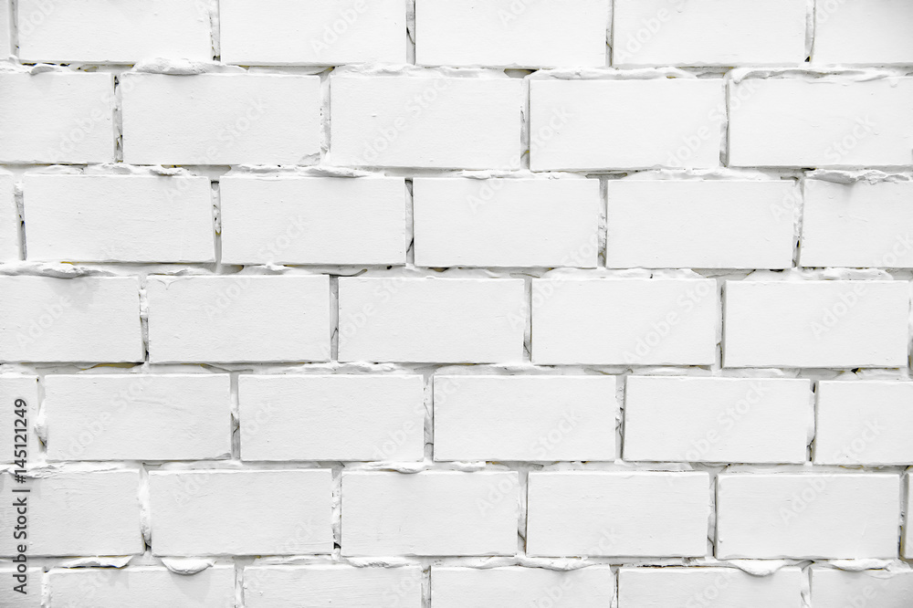 White Brick Wall Background White Brick Wall Background