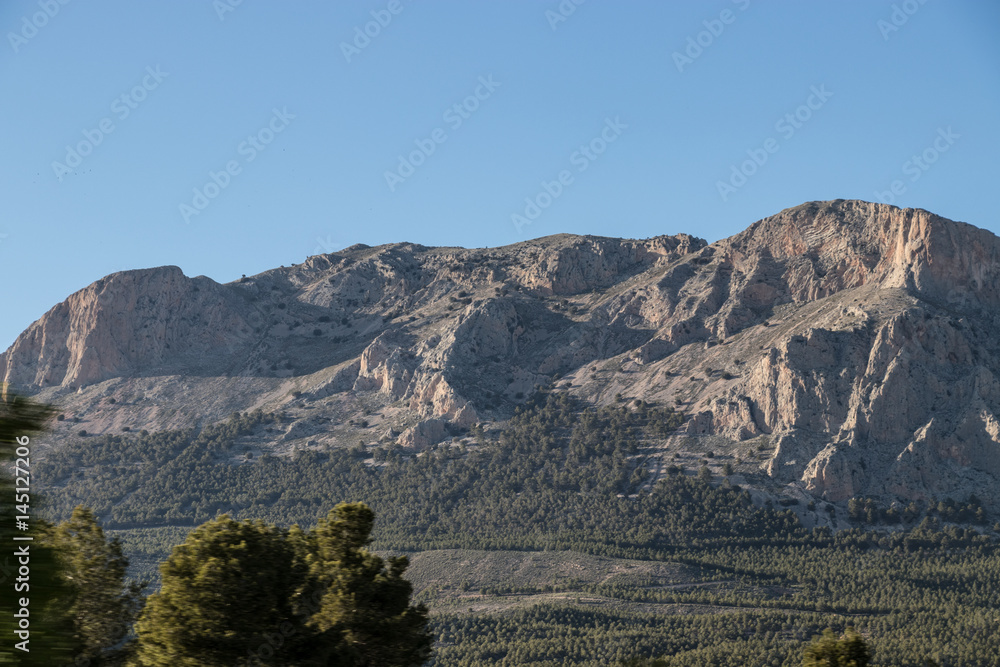 Fototapeta premium Berglandschaft in Spanien