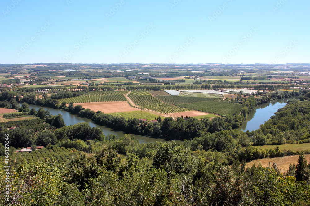 Vallée du Lot dans le Lot-et-Garonne