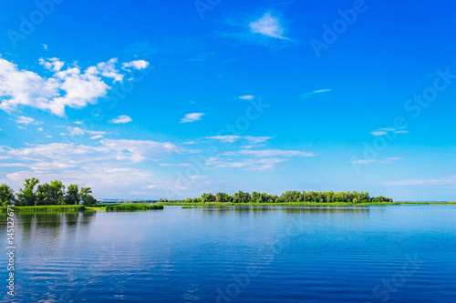 river volga with islands © Alx_Yago
