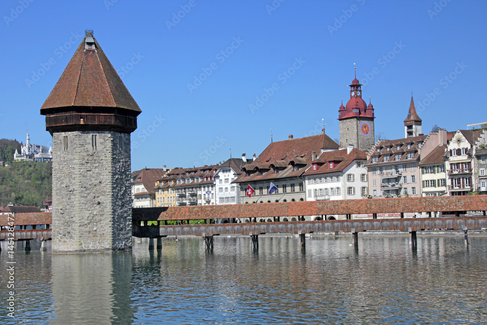 altstadt von luzern, kappelerbrücke, schweiz altstadt von luzern, kappelerbrücke, schweiz