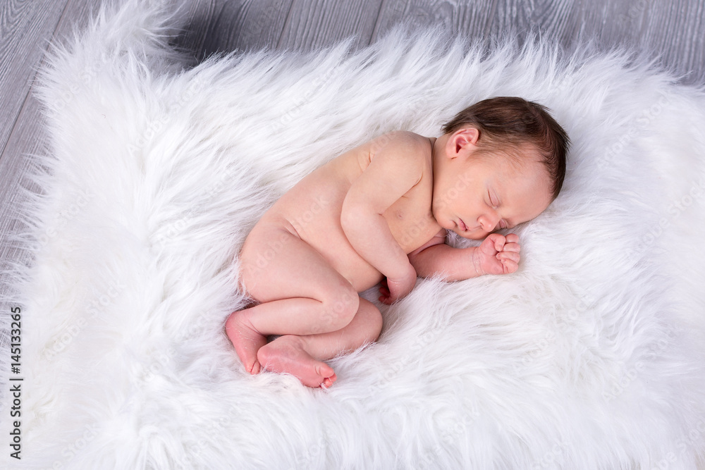 Beautiful newborn baby boy sleeping Beautiful newborn baby boy sleeping