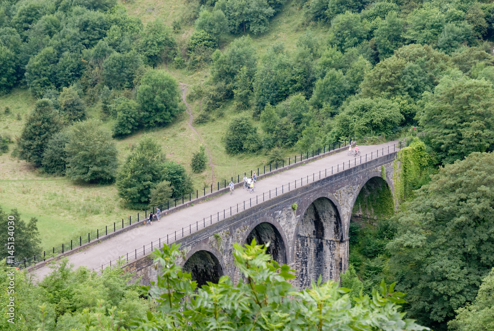 Monsal Dale Viaduct, Peak District, UK
