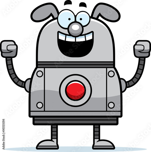 Celebrating Robot Dog