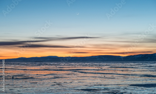 Frozen Lake Baikal  Russia