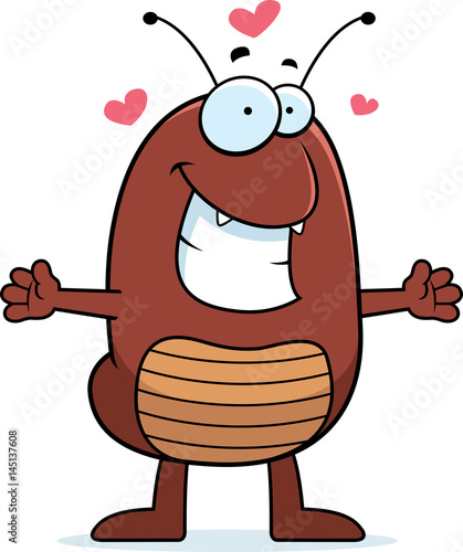 Cartoon Flea Hug