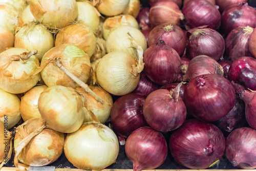 Yellow and Red onions