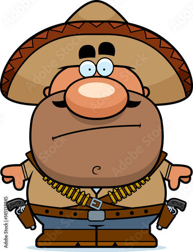 Cartoon Bandito Bored