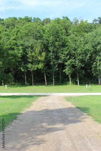 Camping near the Zumbro River, Minnesota