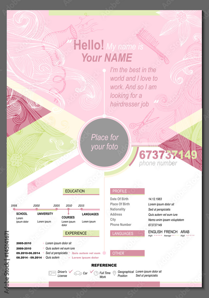 example of resume for the hairdresser. example of resume for the hairdresser.