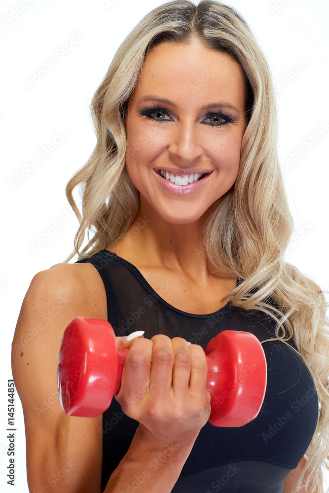 Obraz premium Fitness woman portrait