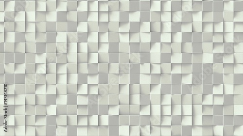 White geometric pattern design.