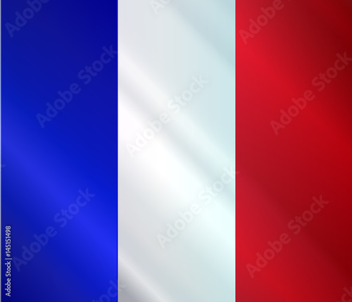 French Grunge Flag Gloss
