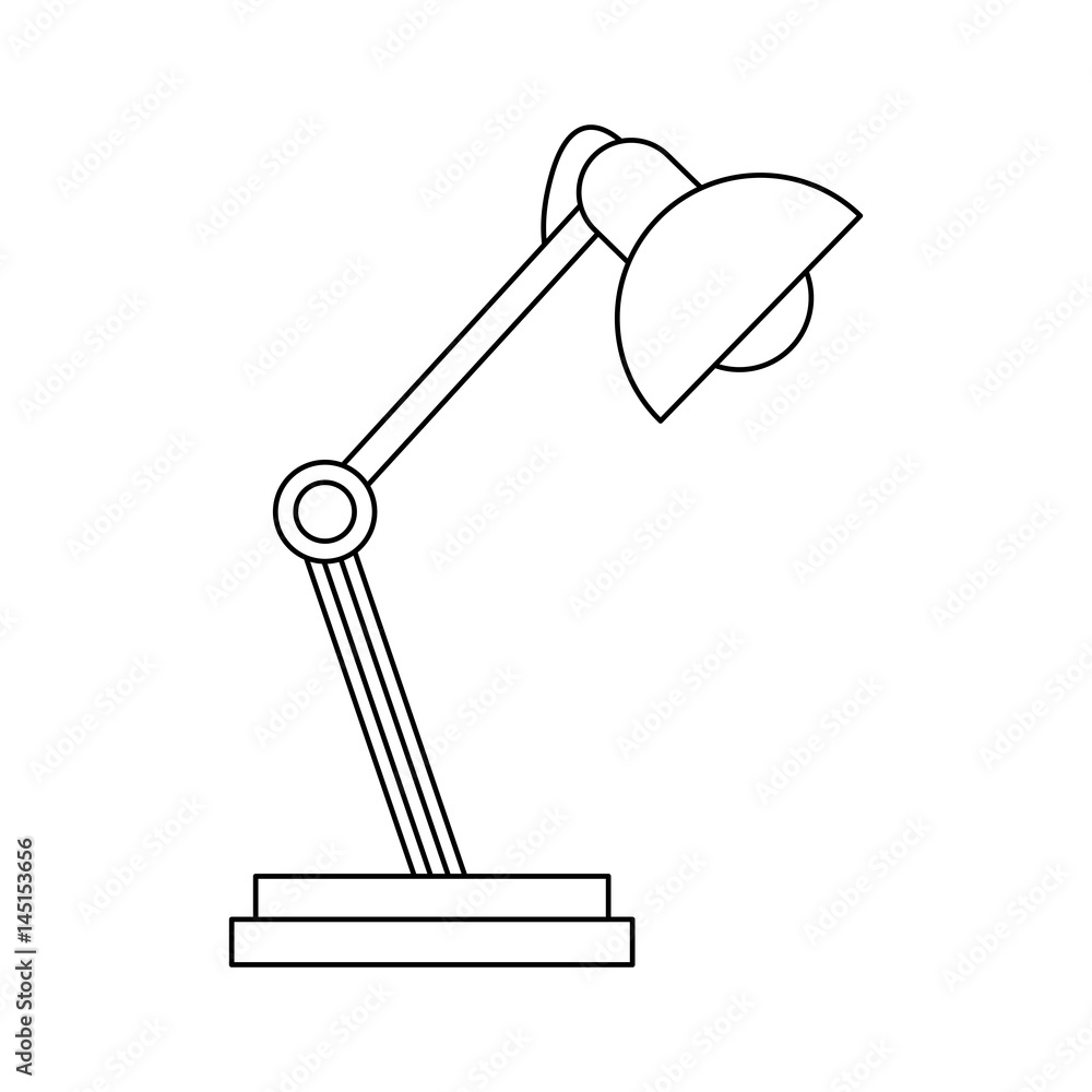 desk lamp icon image vector illustration design desk lamp icon image vector illustration design