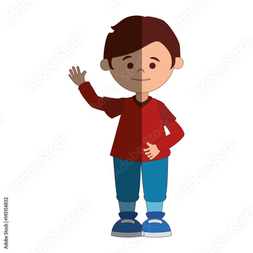 young man avatar character vector illustration design