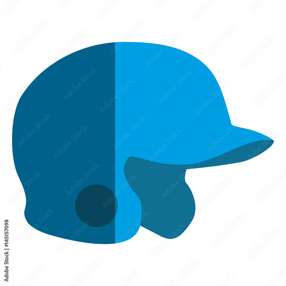 baseball helmet isolated icon vector illustration design baseball helmet isolated icon vector illustration design