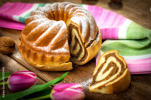  Potica, Slovenian traditional sweet roll with wallnuts