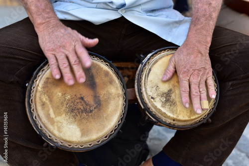 Hands of the street performer, Havana Vieja, Havana, Cuba
