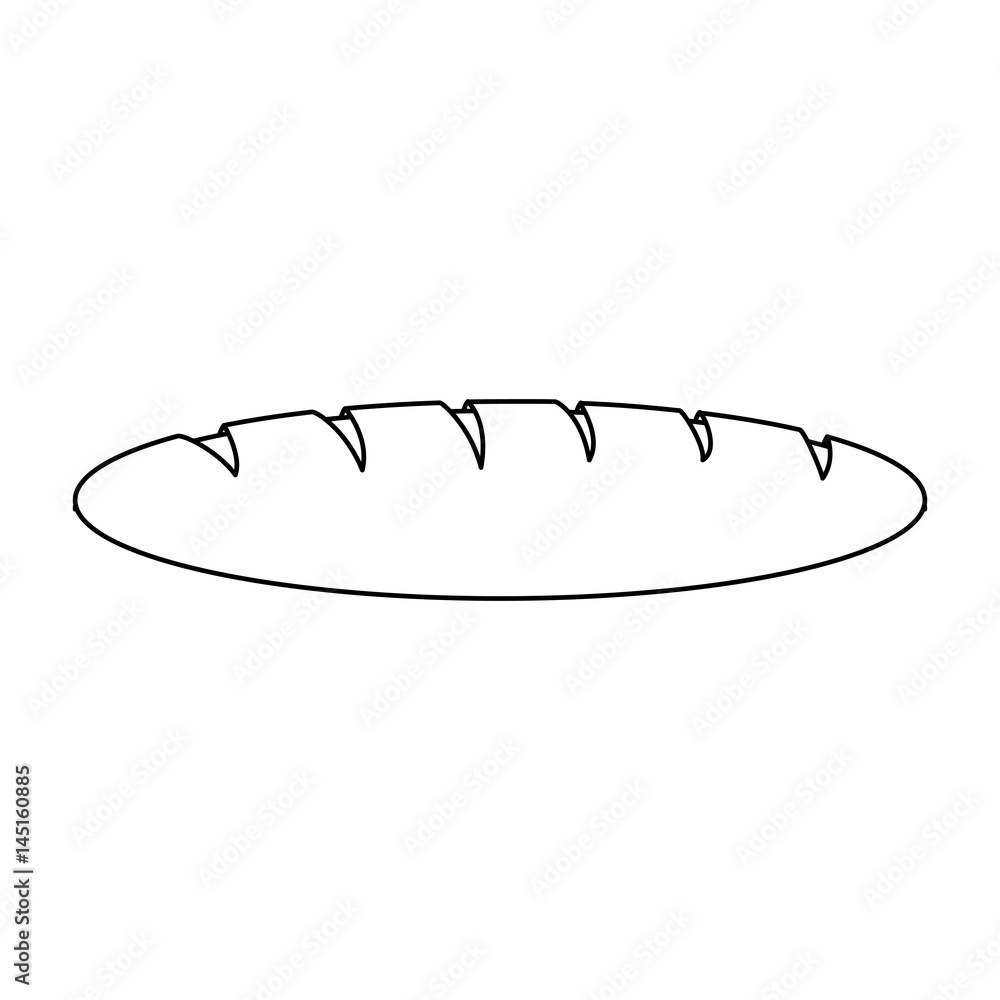 bread icon over white background. vector illustration bread icon over white background. vector illustration
