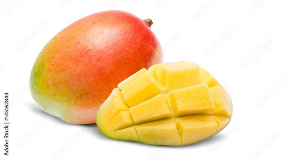 Mango isolated on white Mango isolated on white