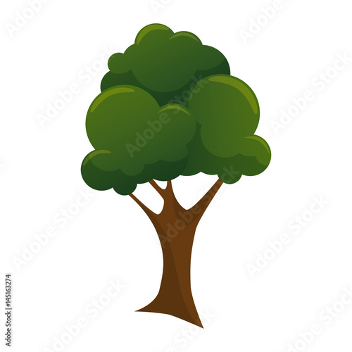 natural tree plant icon vector illustration design