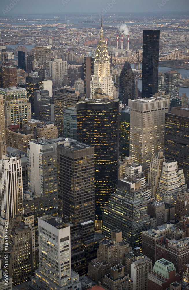 Fototapeta premium Sunset in Manhattan