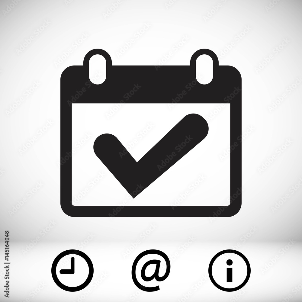 calendar icon stock vector illustration flat design calendar icon stock vector illustration flat design