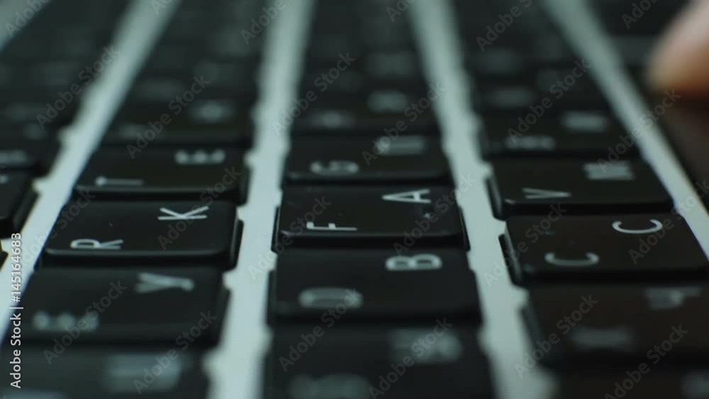 Woman Hands Pressing Keys On A Laptop Woman Hands Pressing Keys On A Laptop