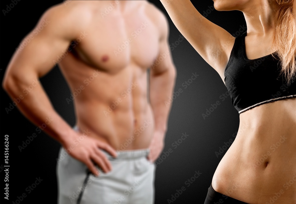 Fototapeta premium Abdominal muscle.