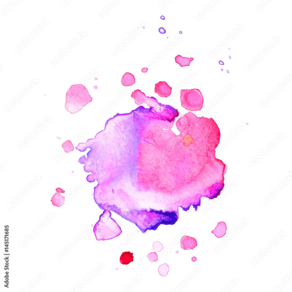 Abstract hand drawn watercolor background