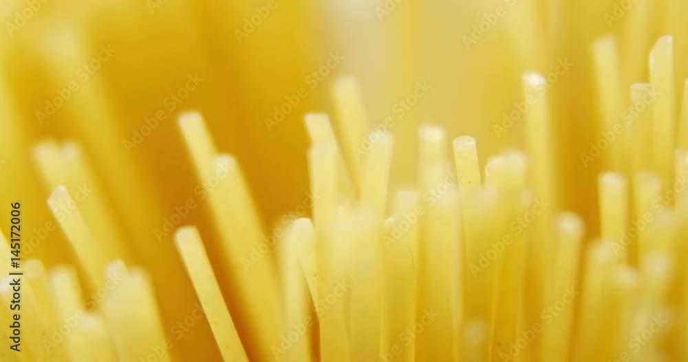 Heap of raw spaghetti