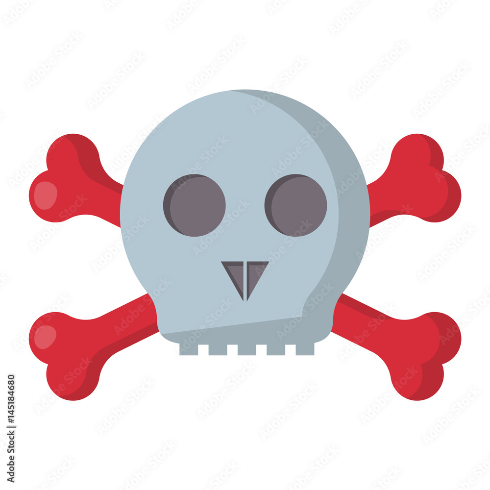 Grunge danger scary skull symbol vector illustration human bone horror art dead skeleton. Grunge danger scary skull symbol vector illustration human bone horror art dead skeleton.