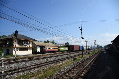 A railway station in Thailand