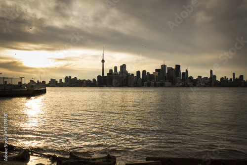 Downtown Toronto Skyline Sunset