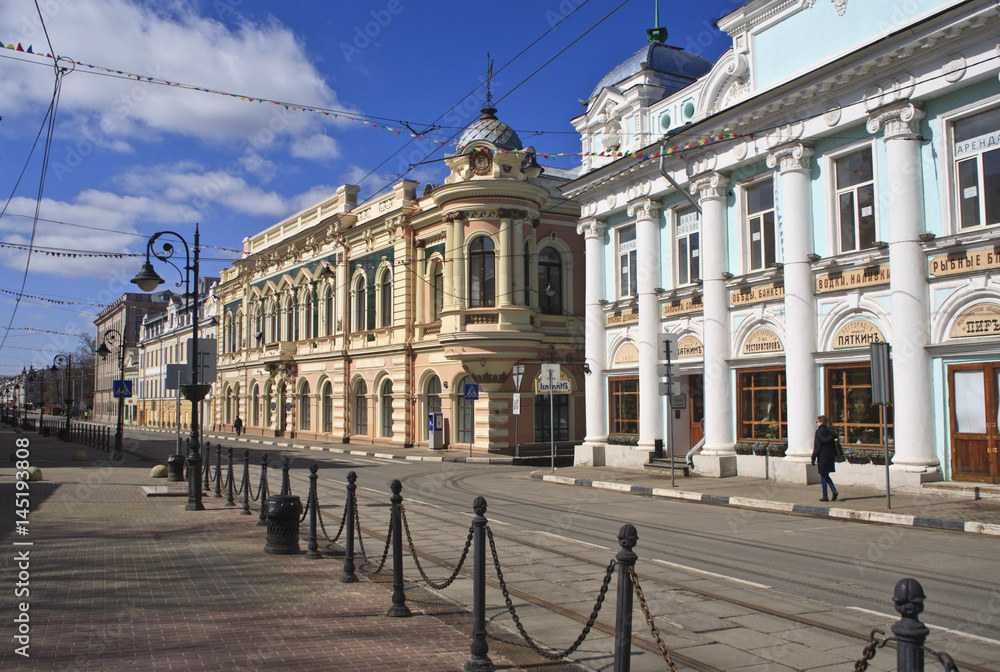 Рождественская улица в Нижнем Новгороде.