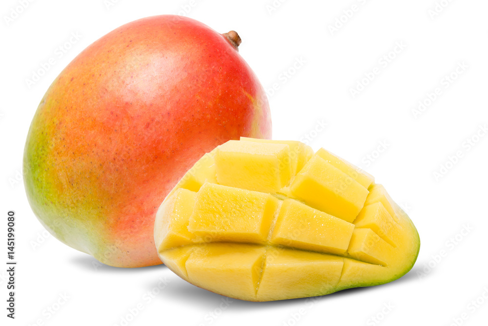 Mango isolated on white Mango isolated on white