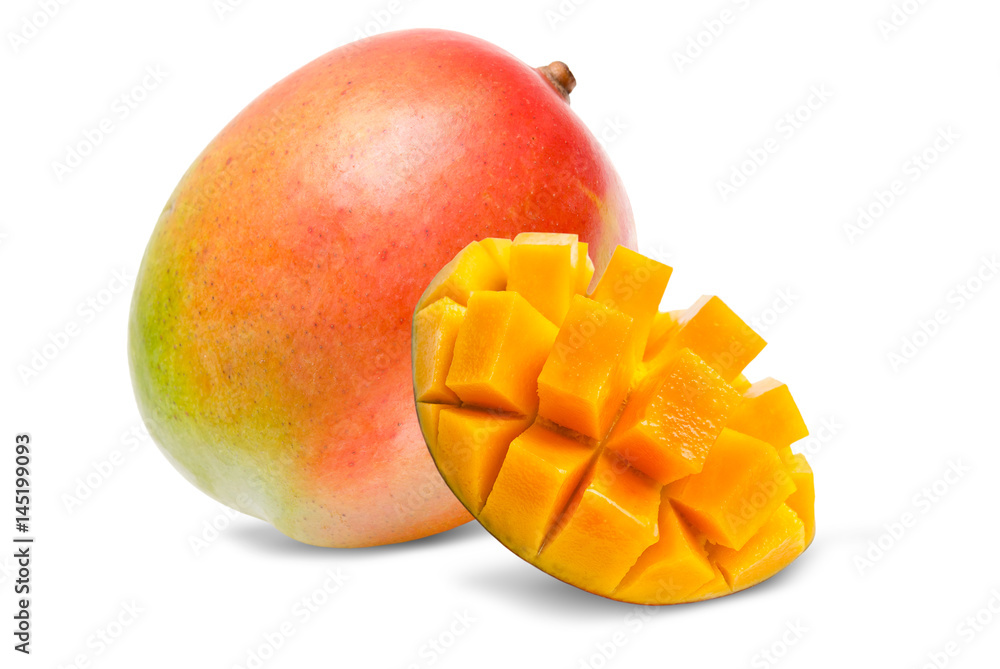 Mango isolated on white Mango isolated on white