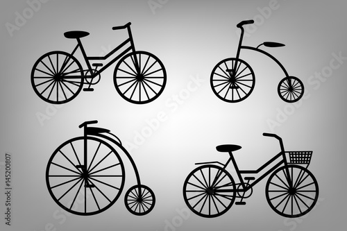Bicycles vector