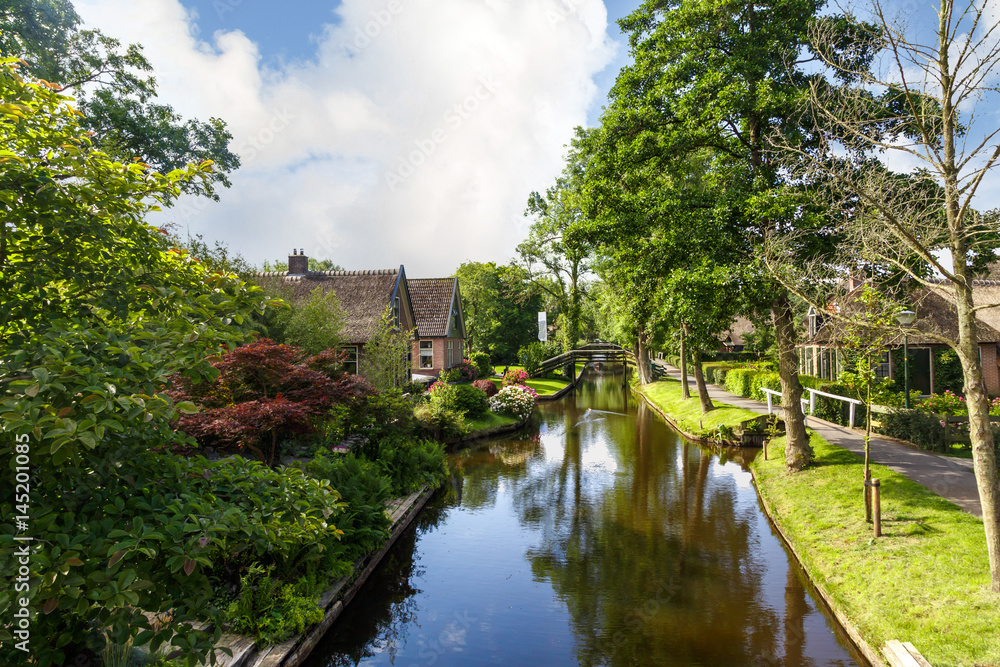Village View around Canals